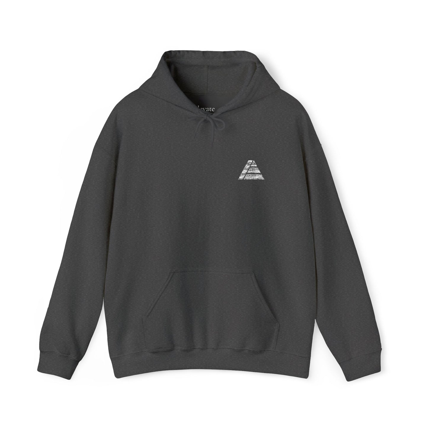 Elevate Embroidered Logo Hoodie (White)