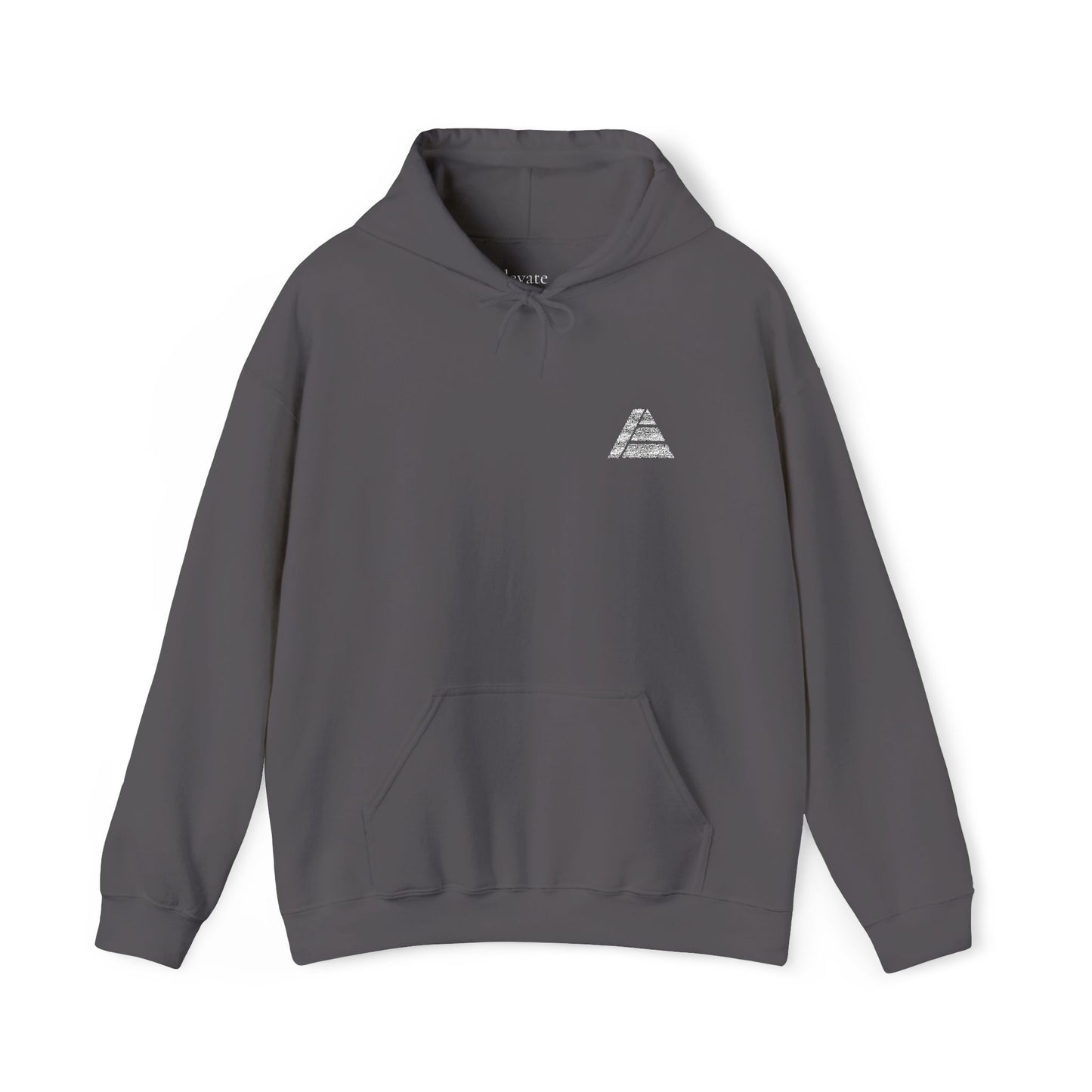Elevate Embroidered Logo Hoodie (White)