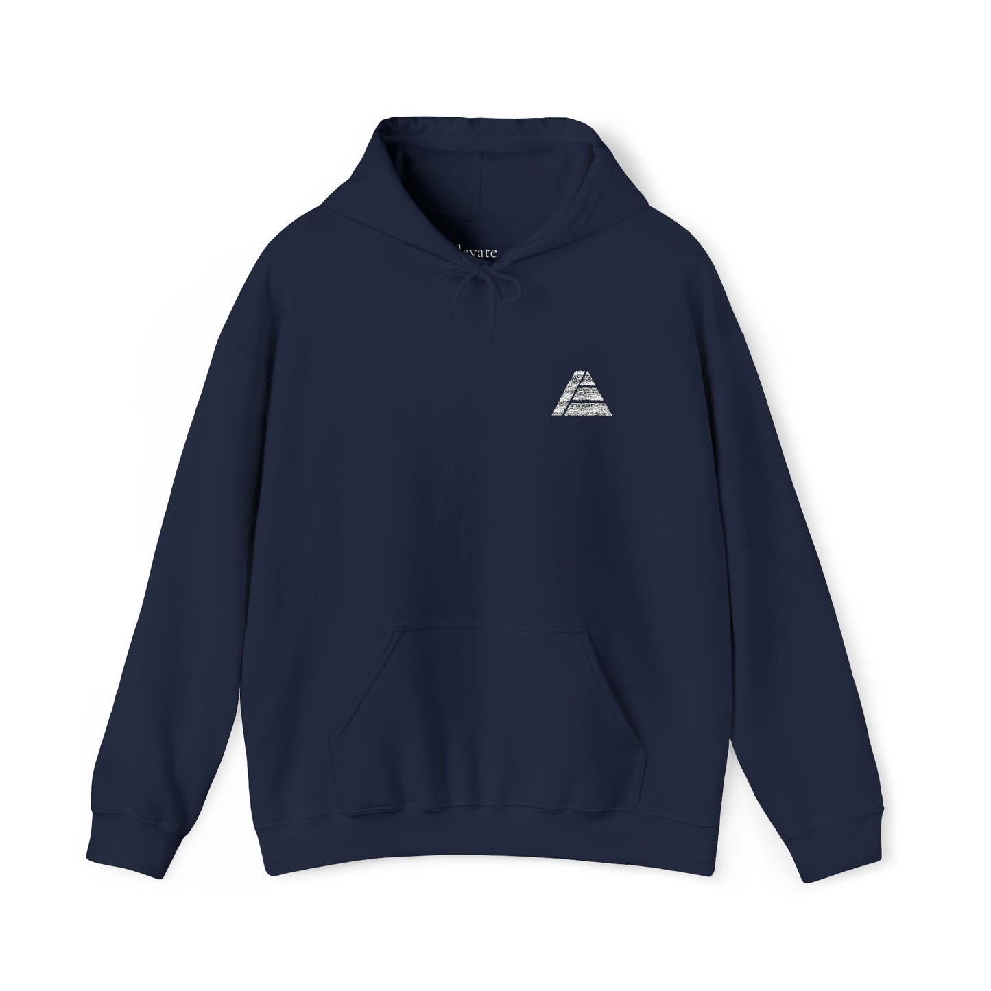 Elevate Embroidered Logo Hoodie (White)